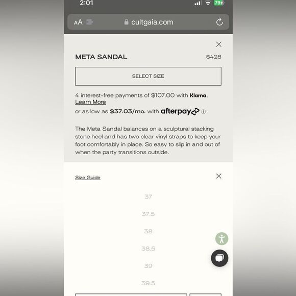 RARE Cult Gaia meta mules - Picture 7 of 12